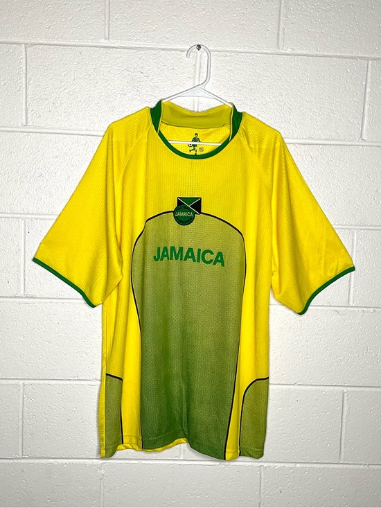 Other - < Jamaica Yellow & Green Soccer Jersey Size 2X >